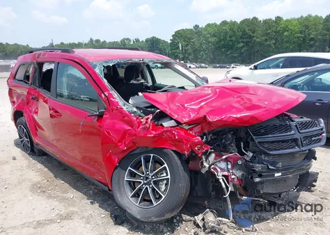 2019 Dodge Journey Se из США, поврежденный, VIN 3C4PDCBB6KT756327